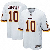Nike Men & Women & Youth Redskins #10 Robert Griffin III White Team Color Game Jersey,baseball caps,new era cap wholesale,wholesale hats